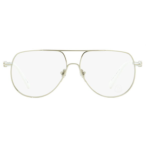 Moncler Pilot Eyeglasses ML5202 016 Palladium/Ivory 56mm - Picture 2 of 2